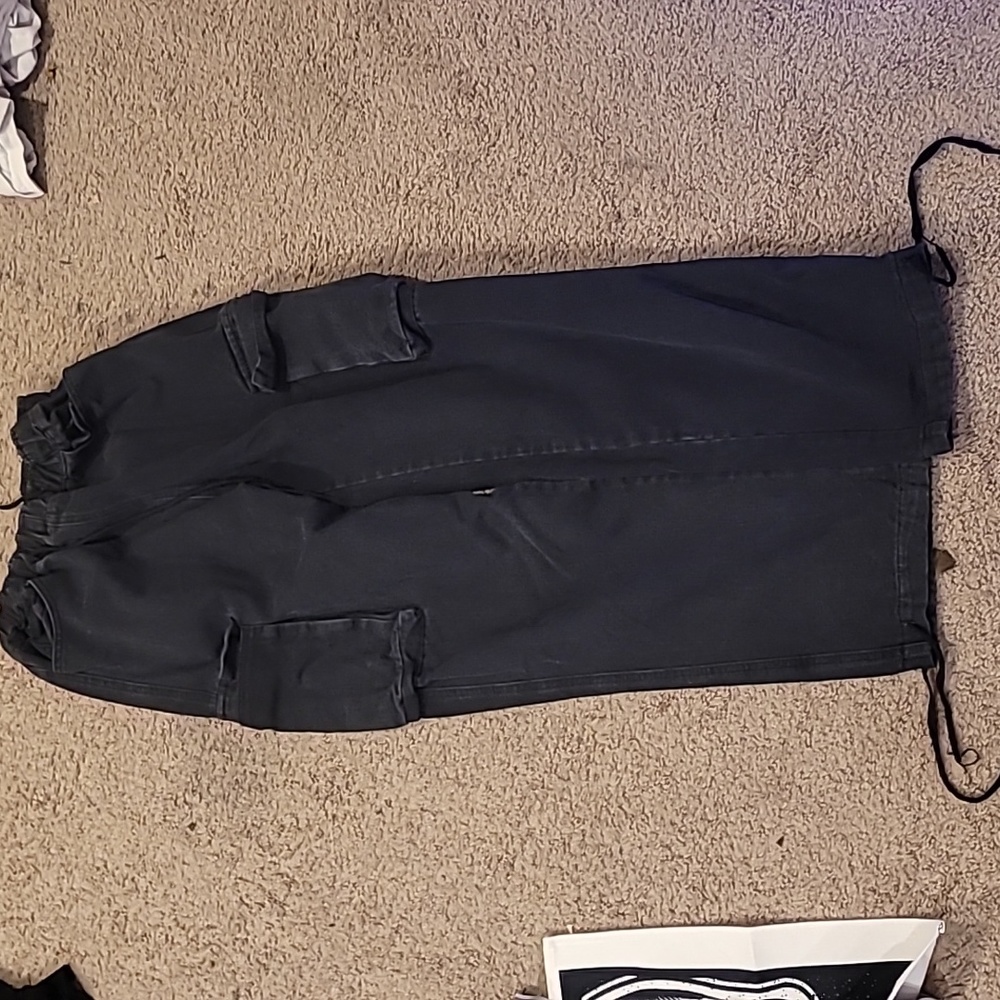 Black Denim joggers